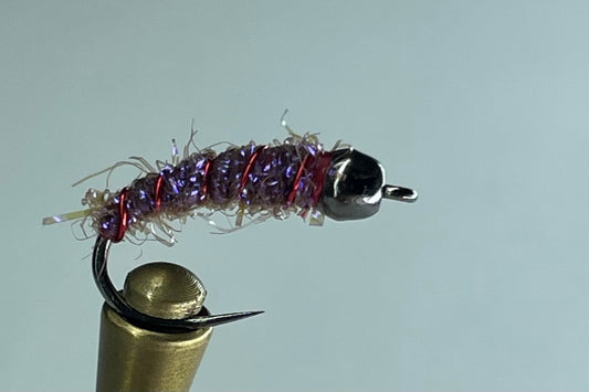 PURPLE WEIGHT FLY (BLACK BEAD)